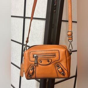City Bag Orange Crossbody Bag